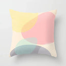DecorBites™ Geometric Stitch Print Pillow Cover - Modern Minimalist Office Cushion