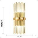 DecorBites™ Crystal Golden Wall Lamp: Luxury American Country Style Light Fixtures