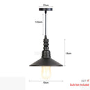 DecorBites™ Iron Pipe Pendant Lights Holder Retro Loft Indoor Ceiling Hanging Lamp