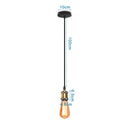 DecorBites™ Iron Dome Industrial Pendant Light for Cafe Bar Home Decor