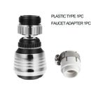 DecorBites™ Kitchen Faucet Aerator: 360 Degree Swivel, 2 Modes, Water Saving Nozzle