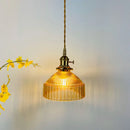 DecorBites™ Glass Hanging Lamp with Switch: Modern Nordic Copper Pendant Light Fixtures