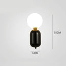 DecorBites™ Gold Mirror Ball Wall Lamp - Modern Minimalist LED Sconce
