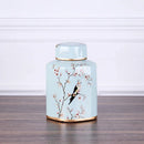 DecorBites™ Country Ceramic Vase: Floral Home Decor Jar for Living Room & Dining Table