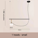 DecorBites™ Glass Ball Pendant Lights - Nordic Style Three-Head Magic Bean Lamps