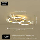 DecorBites™ Luxe Butterfly LED Ceiling Lamp: Modern, Bright & Elegant Atmosphere