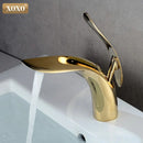 DecorBites™ Gold Basin Faucet Single Handle Hot Cold Mixer Tap - 23025A-H