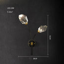 DecorBites™ Black Crystal Copper LED Chandelier - Art Deco Hanging Lamp for Dinning Room
