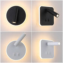 DecorBites™ Adjustable 10W Wall Light Sconce Lamp with Switch - Hotel Bedroom Study Reading
