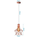 DecorBites™ Industrial Pendant Lights E27 LED Hanging Lamp Modern Loft Lighting for Home