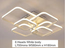 DecorBites™ Acrylic Ceiling Lights Modern Chandelier LED Lamps Dining Living Room Bedroom Decor