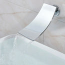 DecorBites™ Chrome Bathtub Faucet Mixer with Hand Shower Waterfall Spout