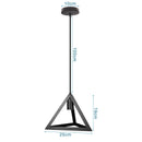 DecorBites™ Industrial Nordic Cage Pendant Light, Black Iron Retro Loft Hanging Lamp