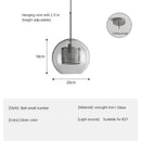 DecorBites™ Glass Ball LED Pendant Lamp for Modern Nordic Bedroom Kitchen Living Room Lighting