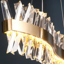 DecorBites™ Gold Crystal LED Chandelier for Dinning Room