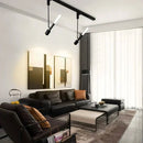 DecorBites™ 8W COB Pendant Spotlight for Bedroom, Living Room, Restaurant - Black/White Aluminum