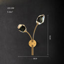 DecorBites™ Crystal Stone Designer LED Wall Sconce for Bedroom and Corridor