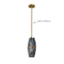 DecorBites™ Crystal Glass Pendant Lamp Luxe Chandelier for Bedroom Restaurant Kitchen Home