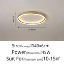 Modern golden finish led minimalist chandelier for living room