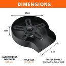 DecorBites™ Glass Rinser: Automatic Cup Washer & Pitcher Cleaner for Home Kitchen