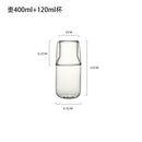 DecorBites™ Glass Drinkware Set - Strong Borosilicate Glass - Cold Drink Cup, Tumbler, Juice Milk Pot