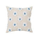 DecorBites™ Daisy Flora Embroidered Cushion Cover - Home Decor Yellow Blue Flowers