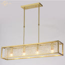 DecorBites™ Crystal Rectangle Luxury Chandelier for Elegant Home Décor