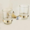 DecorBites™ Gold Bathroom Hardware Set: Towel Rack, Toilet Paper Holder, Towel Bar, Hook