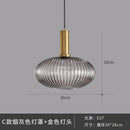 DecorBites™ Glass Pendant Lights: Nordic Style Bedroom Kitchen Hanging Lamp