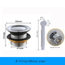 DecorBites™ Copper Tub Tub Pop-Up Core Foot Drainer Valve Drain Pipe Fittings