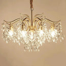 DecorBites™ Crystal LED Chandelier: Luxury Indoor Lighting for Home, Kitchen, Living Room