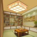 DecorBites™ Japanese Tatami Wood Ceiling Light LED, Dining Bedroom Study Room Lighting