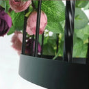 DecorBites™ Industrial Style Rose Chandelier - Wrought Iron Pendant Lamp for Home, Restaurant, Bar