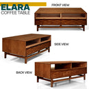 Elara Wooden Coffee Table