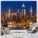 DecorBites™ City Night Bohemian Decor Tapestry Hippie Sofa Blanket Art