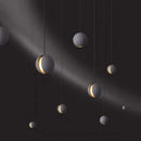 DecorBites™ Industrial Moon Cement Pendant Light for Kitchen, Bar, and Bedside