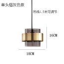 DecorBites™ Gold Glass LED Pendant Lights: Modern Nordic Cylindrical Design for Home Decor Fixtures