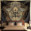 Bohemia Evil Eye Hand Blessing Tapestry Background Wall Covering Home Decoration Blanket Bedroom Wall Hanging Tapestries