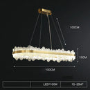 DecorBites™ Golden Stainless Steel LED Designer Chandelier for Dining Room