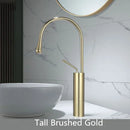 DecorBites™ Gold Brass Marble Basin Faucet Hot Cold Sink Mixer Tap