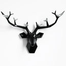 DecorBites™ Deer Head Wall Decor Sculpture | Modern Abstract Animal Statue for Home Decor
