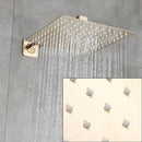DecorBites™ Golden 8" Rainfall Shower Faucet Set with Handshower - Wall Mounted Luxury Mixer Tap