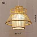 DecorBites™ Japanese Bamboo Chandelier Lights for Bedroom Living Room Tea Room Zen Lamps