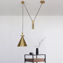 DecorBites™ Industrial Metal Pendant Light with Adjustable Height for Kitchen and Dining Room Decor