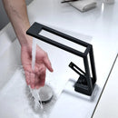 DecorBites™ Black Brass Basin Faucet Mixer with Single Handle Deck Mount