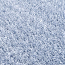 Faina Solid Aqua Shag Washable Area Rug - Clearance