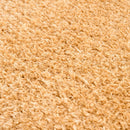 Faina Solid Gold Shag Washable Area Rug - Clearance