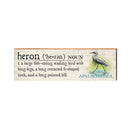 Heron Apalachicola Definition | Wall Art Print on Real Wood