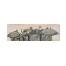 Apalachicola Art Lamay's Pelicans | Wall Art Print on Real Wood