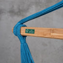 Habana Blue Zebra - Organic Cotton Kingsize Hammock Chair